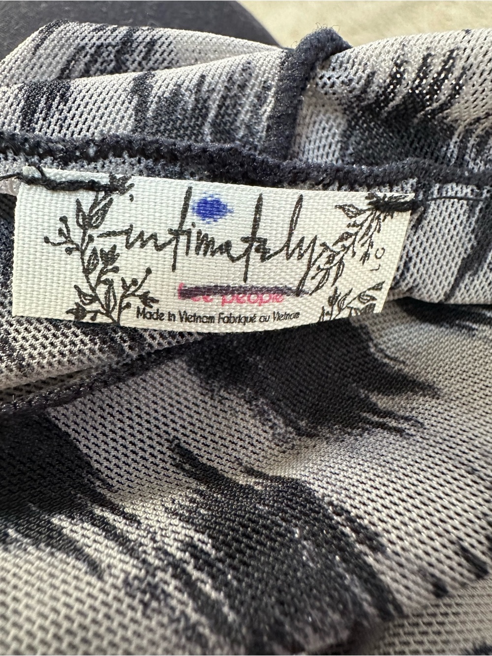 NWOT Free People Intimately Sheer Top- Large - Picture 6 of 7
